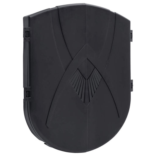 93580 vidaXL Electric Dartboard with Darts Black Polypropylene