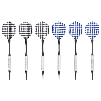 93580 vidaXL Electric Dartboard with Darts Black Polypropylene