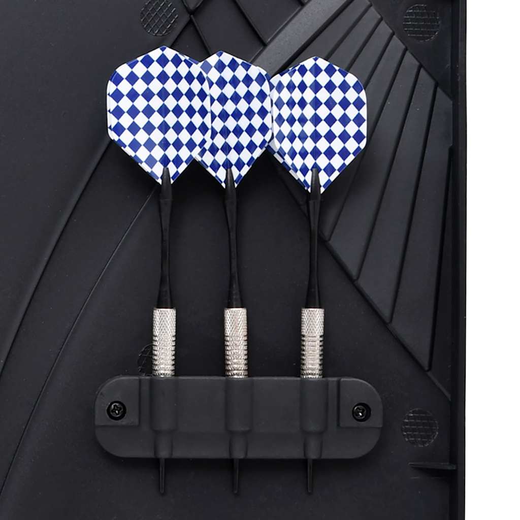 vidaXL Electric Dartboard with Darts Black Polypropylene