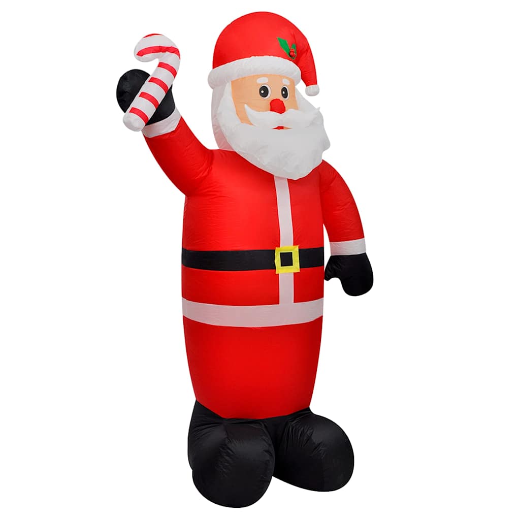 vidaXL Christmas Inflatable Santa Claus with LEDs 240 cm