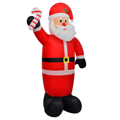 vidaXL Christmas Inflatable Santa Claus with LEDs 240 cm