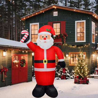 vidaXL Christmas Inflatable Santa Claus with LEDs 240 cm