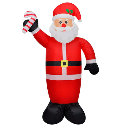 vidaXL Christmas Inflatable Santa Claus with LEDs 240 cm