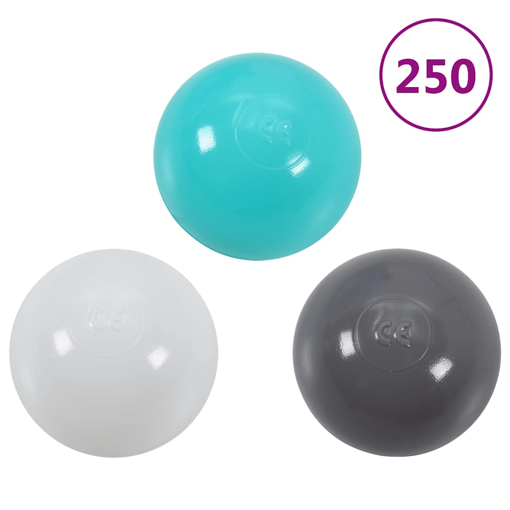 vidaXL Ball Pool with 300 Balls for Kids 75x75x32 cm