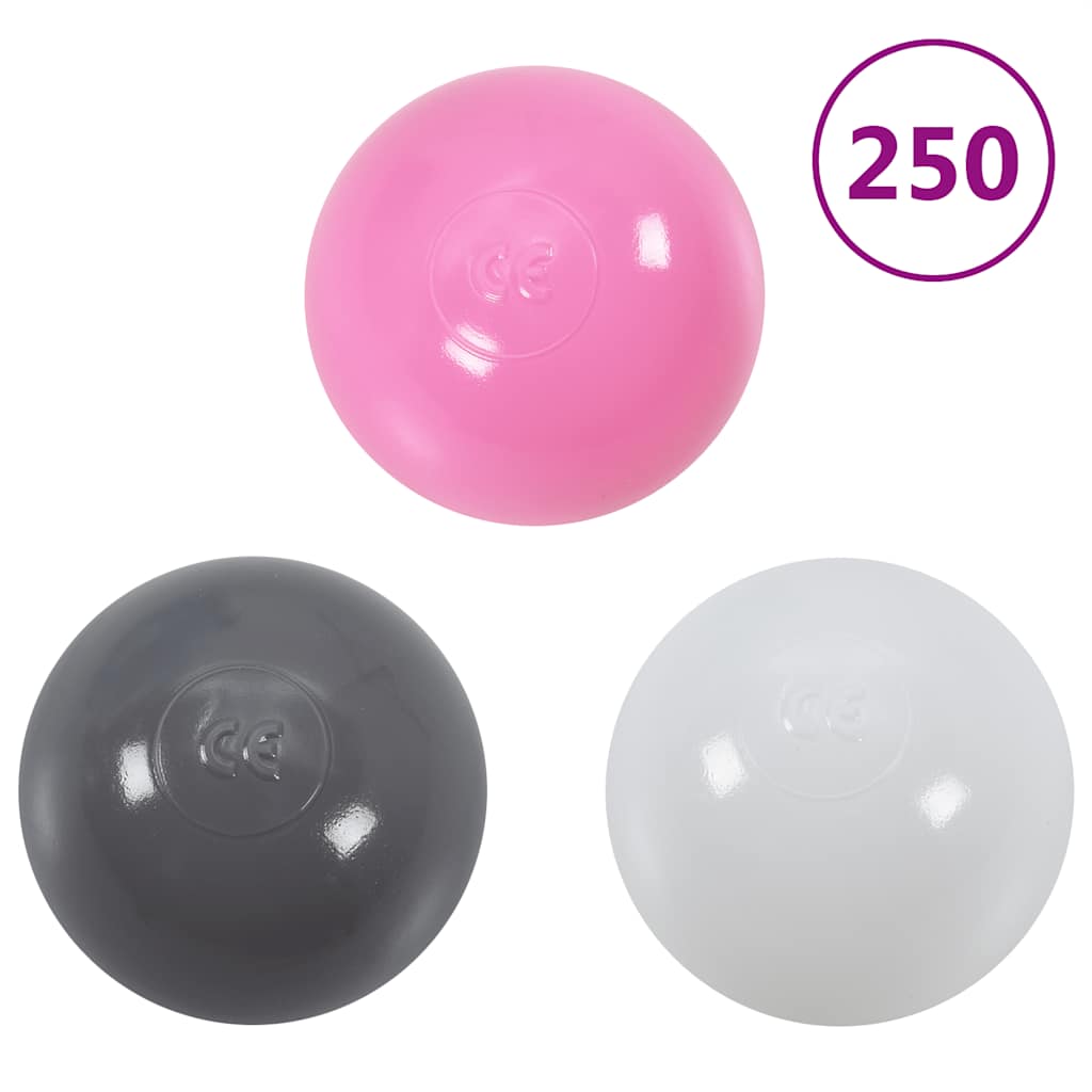 vidaXL Ball Pool with 300 Balls for Kids 75x75x32 cm