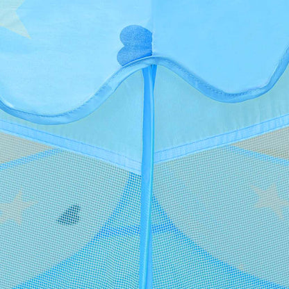 vidaXL Children Play Tent with 250 Balls Blue 102x102x82 cm