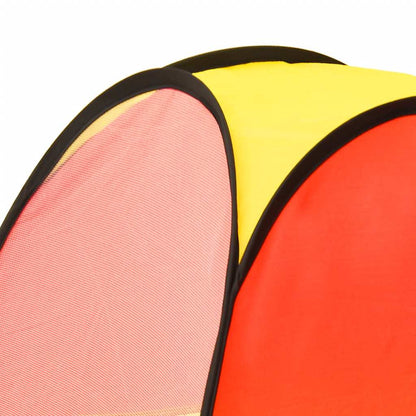 vidaXL Children Play Tent with 250 Balls Multicolour 255x80x100 cm