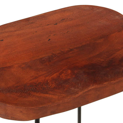vidaXL Gavin Bar Stools 2 pcs 45x38x53 cm Solid Wood Mango