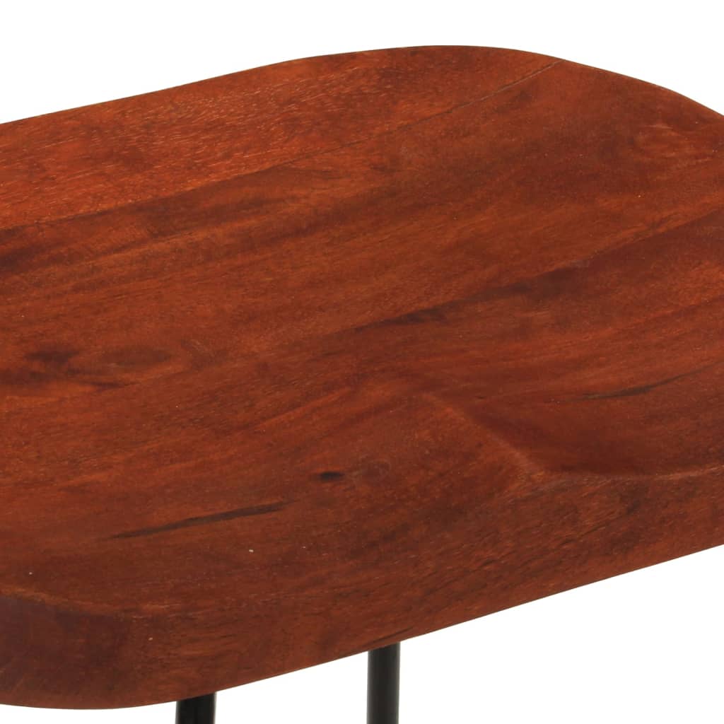 vidaXL Gavin Bar Stools 2 pcs 50x40x78 cm Solid Wood Mango