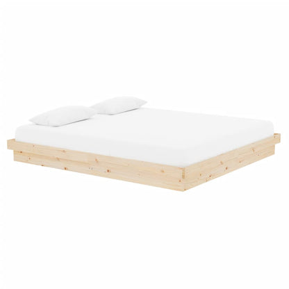 vidaXL Bed Frame without Mattress Solid Wood Super King