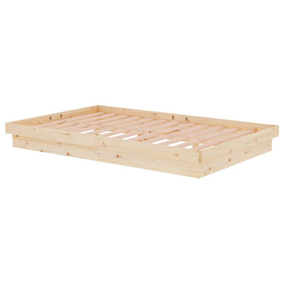 vidaXL Bed Frame without Mattress Solid Wood Small Double