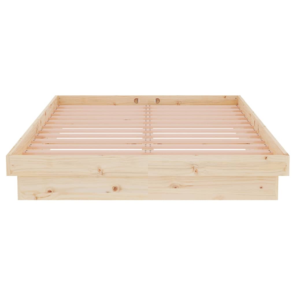 vidaXL Bed Frame without Mattress Solid Wood Small Double