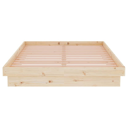vidaXL Bed Frame without Mattress Solid Wood Small Double