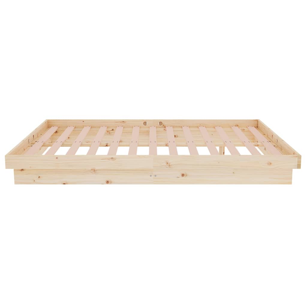 vidaXL Bed Frame without Mattress Solid Wood Small Double