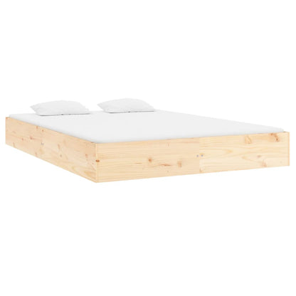 vidaXL Bed Frame without Mattress Solid Wood 160x200 cm