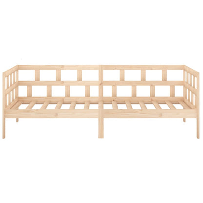 vidaXL Day Bed | Natural Pine | Solid Pine Wood | 90x200 cm