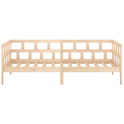 vidaXL Day Bed | Natural wood | Solid pine wood | Single | Convertible