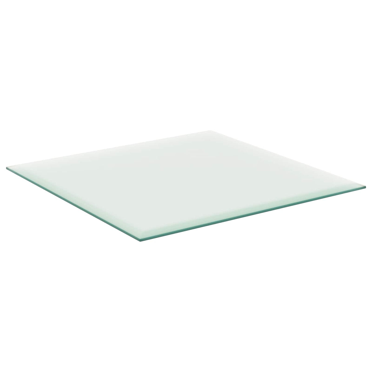 vidaXL Table Top Transparent 30x30 cm Tempered Glass