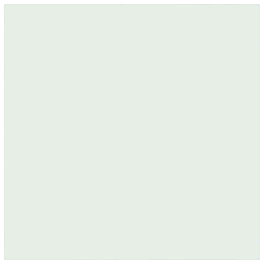 vidaXL Table Top Transparent 40x40 cm Tempered Glass