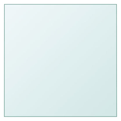 vidaXL Table Top Transparent 60x60 cm Tempered Glass