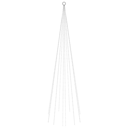 343522 vidaXL Christmas Tree on Flagpole Warm White 310 LEDs 300 cm