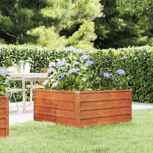 vidaXL Garden Raised Bed | Rusty | Corten Steel | Medium | Durable