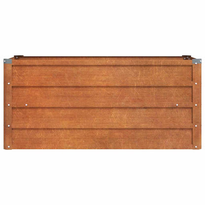 vidaXL Garden Raised Bed Rusty 100x40x45 cm Corten Steel