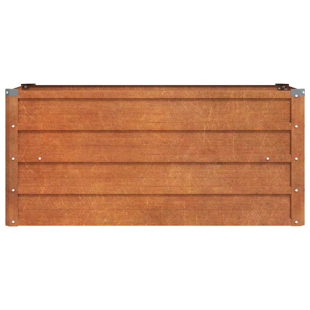 vidaXL Garden Raised Bed Rusty 100x40x45 cm Corten Steel