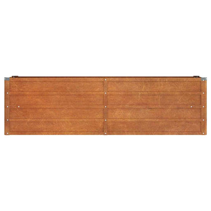 vidaXL Garden Raised Bed Rusty 160x40x45 cm Corten Steel