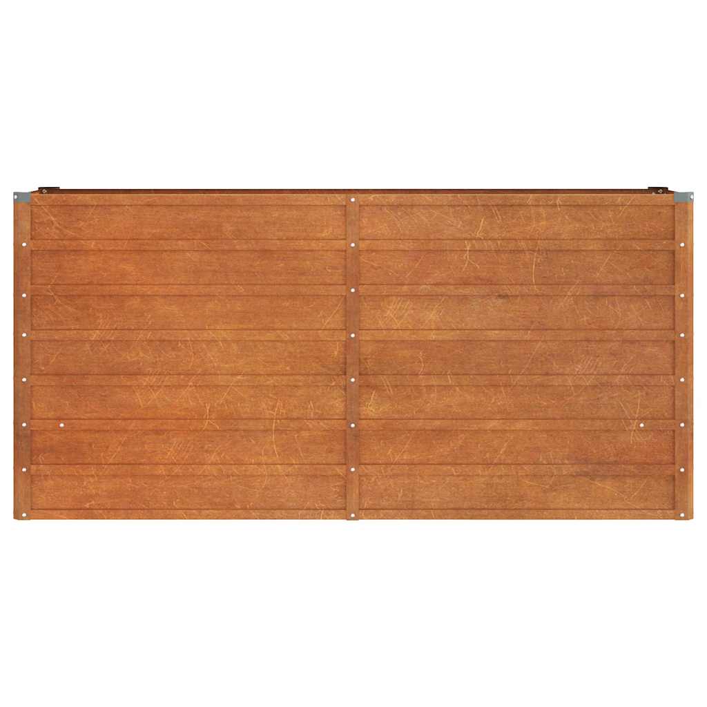 vidaXL Garden Raised Bed Rusty 160x40x77 cm Corten Steel