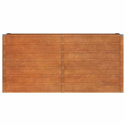 vidaXL Garden Raised Bed Rusty 160x40x77 cm Corten Steel