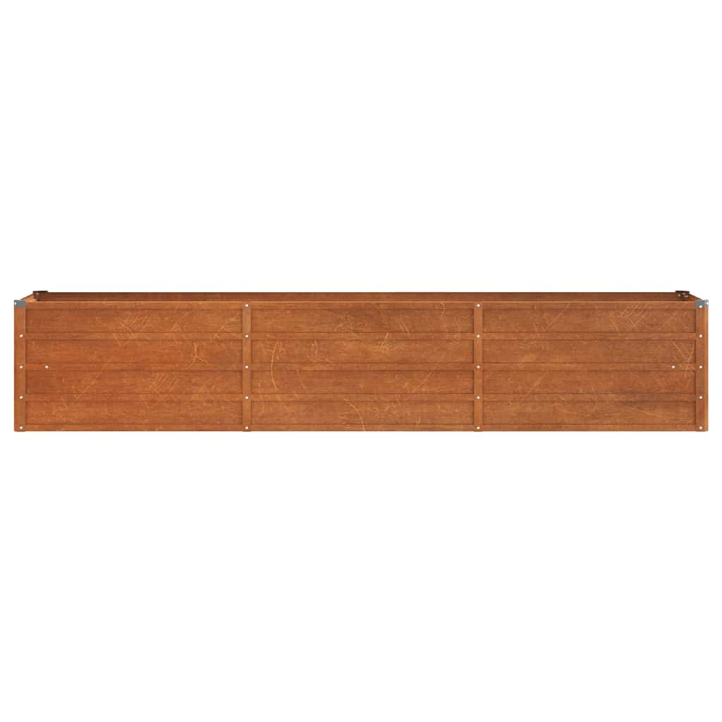 vidaXL Garden Raised Bed | Rusty | Corten steel | 240 cm x 40 cm x 45 cm