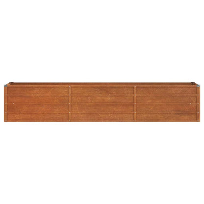vidaXL Garden Raised Bed Rusty 240x40x45 cm Corten Steel