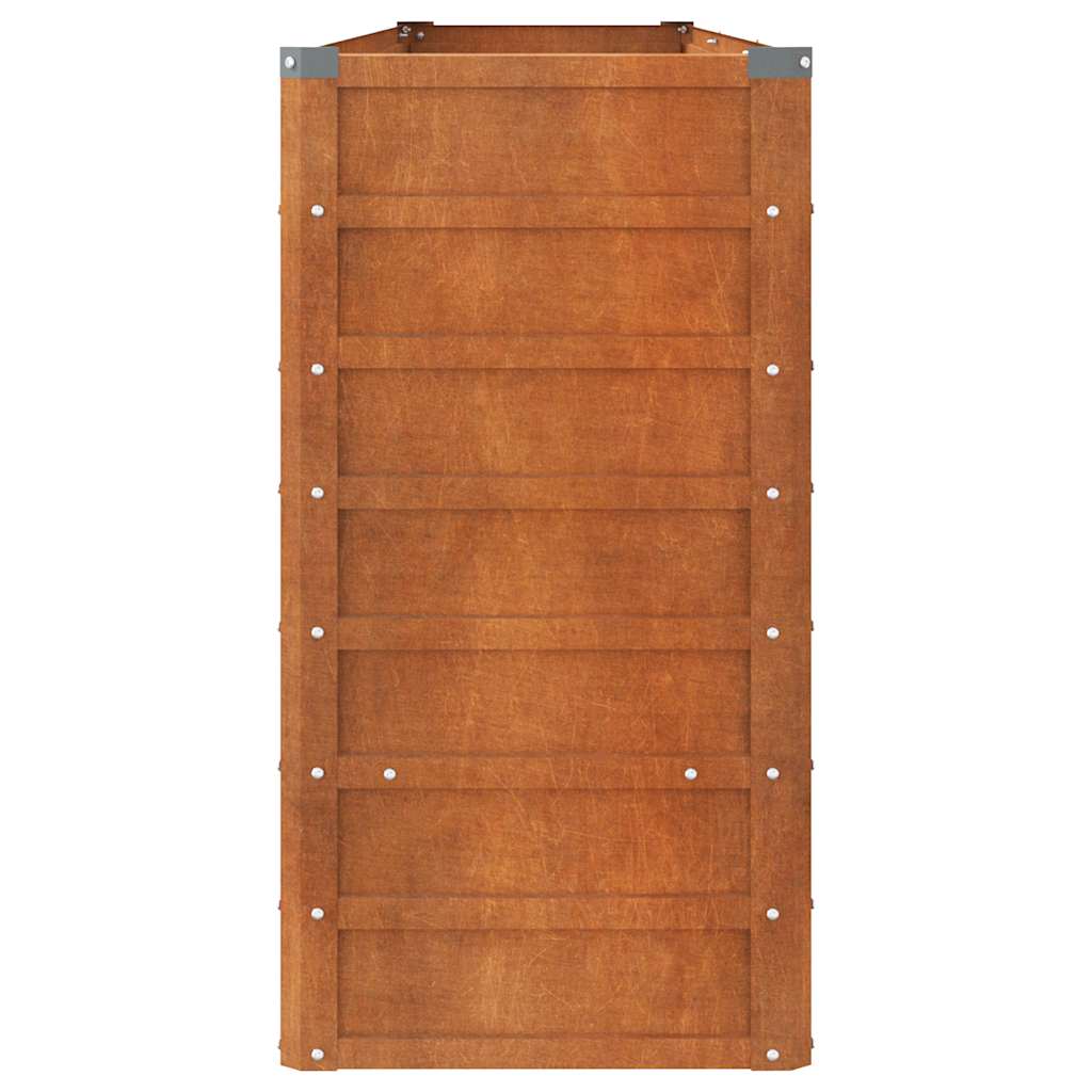 vidaXL Garden Raised Bed | Rusty | Corten steel | Large | Durable