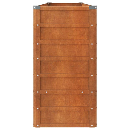vidaXL Garden Raised Bed | Rusty | Corten steel | Large | Durable