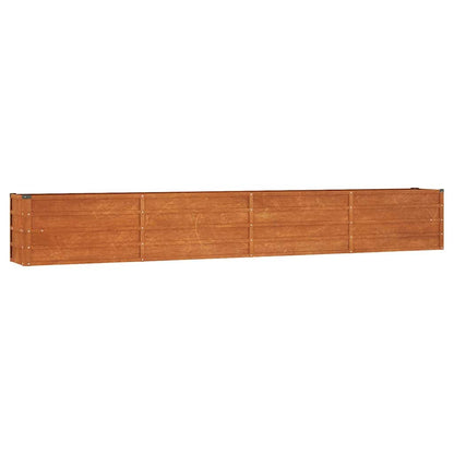 vidaXL Garden Raised Bed | Rusty | Corten steel | 320 x 40 x 45 cm | Durable