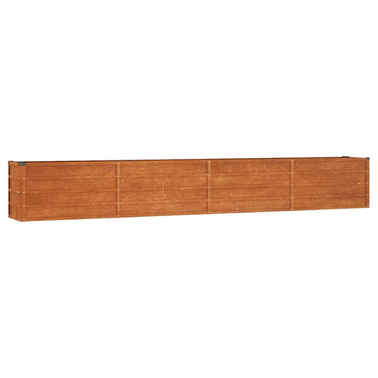 vidaXL Garden Raised Bed | Rusty | Corten steel | 320 x 40 x 45 cm | Durable