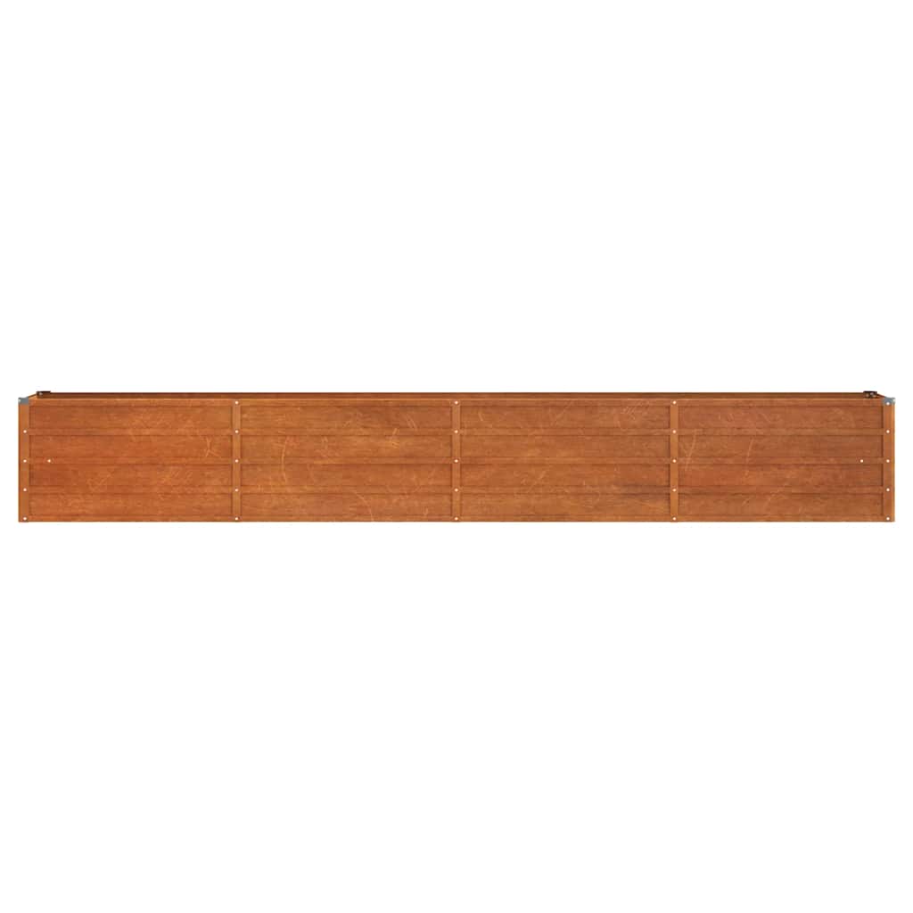 vidaXL Garden Raised Bed | Rusty | Corten steel | 320 x 40 x 45 cm | Durable