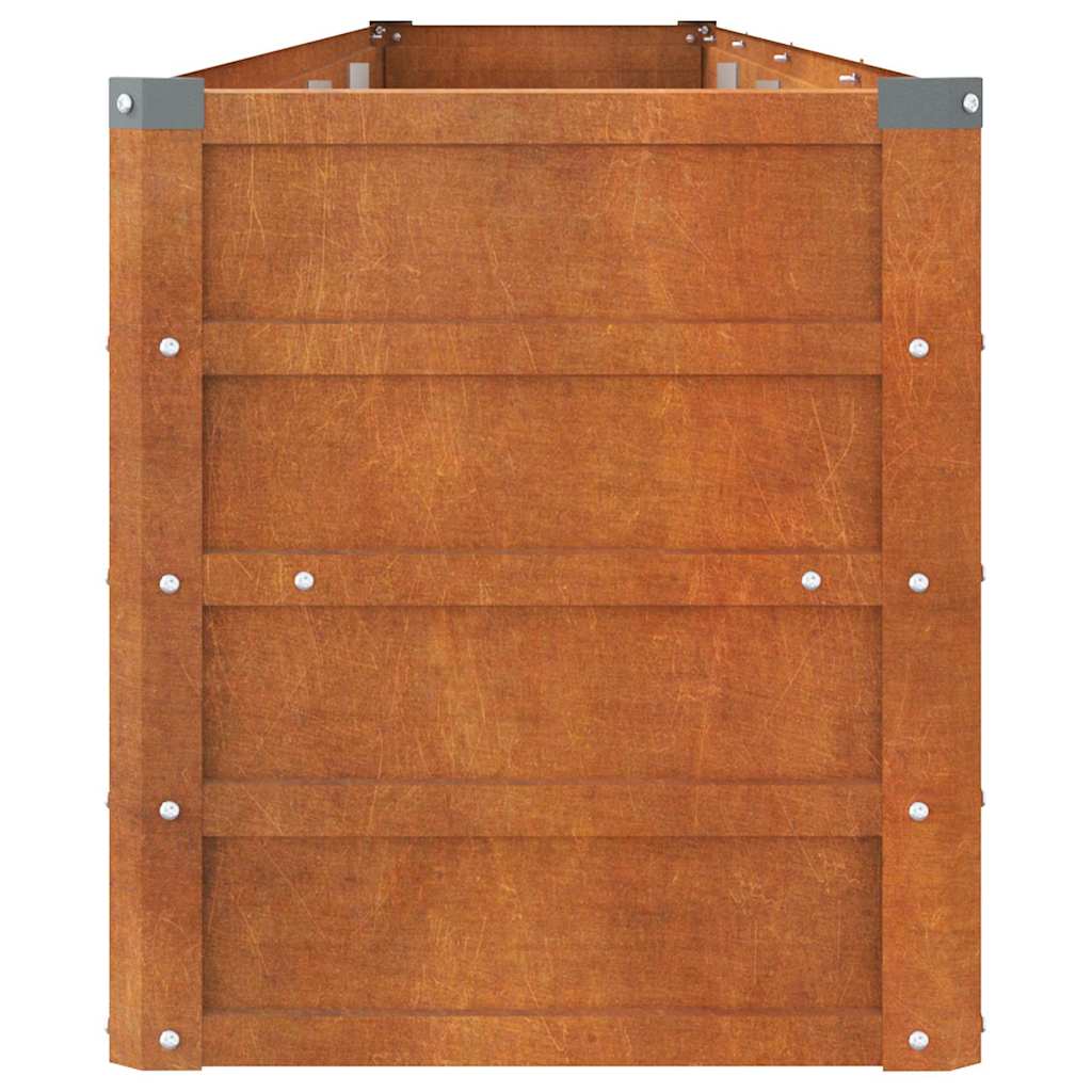 vidaXL Garden Raised Bed | Rusty | Corten steel | 320 x 40 x 45 cm | Durable