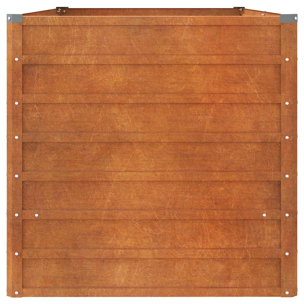 vidaXL Garden Raised Bed Rusty 160x80x77 cm Corten Steel