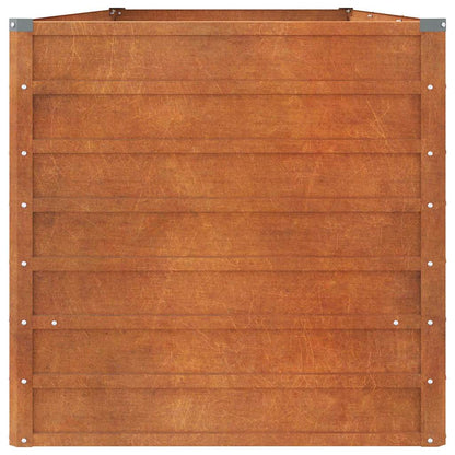 vidaXL Garden Raised Bed Rusty 240x80x77 cm Corten Steel