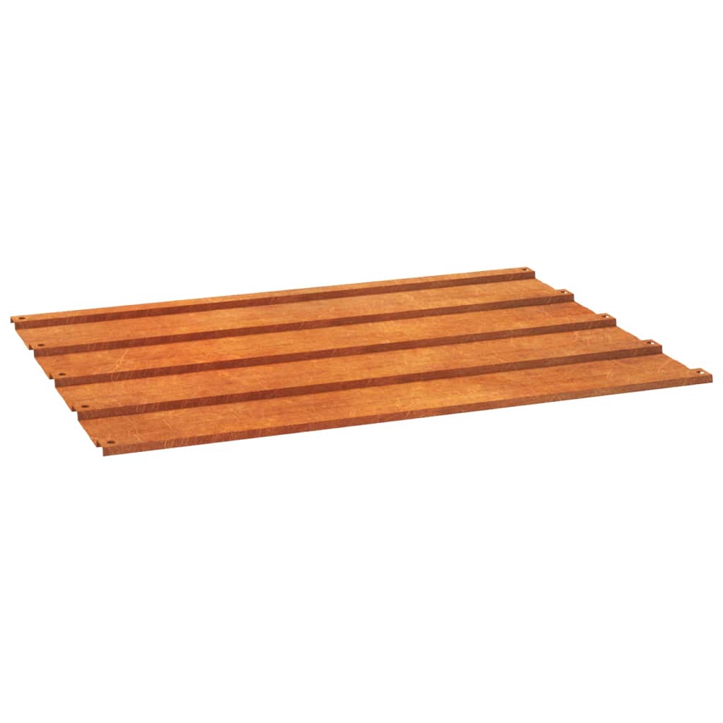 vidaXL Roof Panels 12 pcs Rusty 60x44 cm Corten Steel