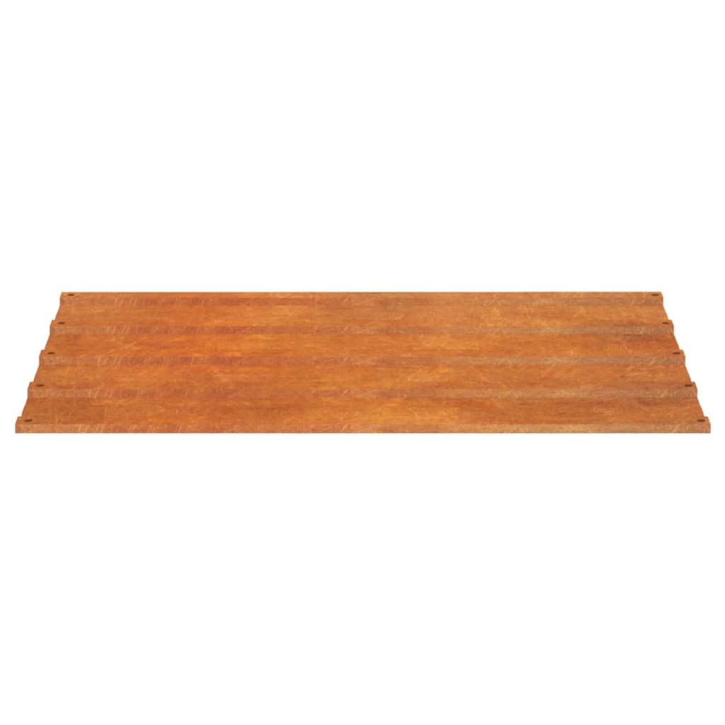 vidaXL Roof Panels 36 pcs Rusty 60x44 cm Corten Steel