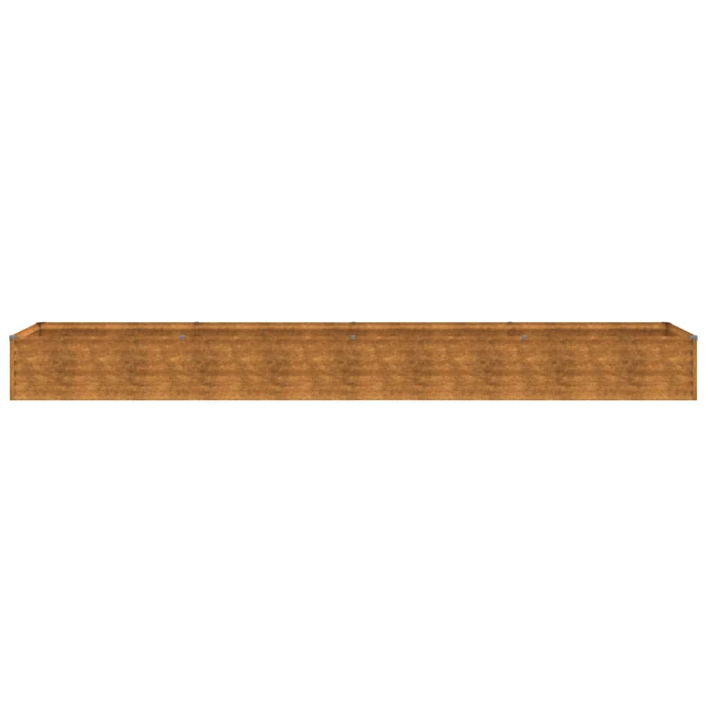 vidaXL Garden Raised Bed 386x50x36 cm Corten Steel