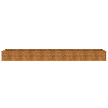 vidaXL Garden Raised Bed 386x50x36 cm Corten Steel