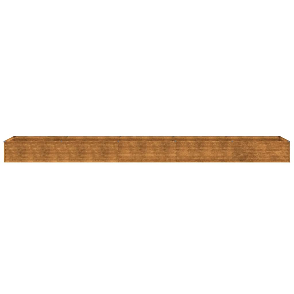 vidaXL Garden Raised Bed 482x50x36 cm Corten Steel