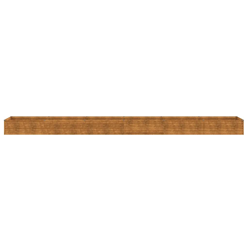 vidaXL Garden Raised Bed 580x50x36 cm Corten Steel