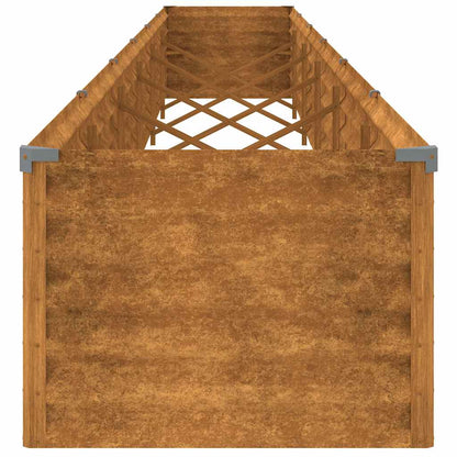 vidaXL Garden Raised Bed 580x50x36 cm Corten Steel