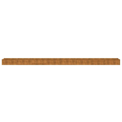 vidaXL Garden Raised Bed 770x50x36 cm Corten Steel