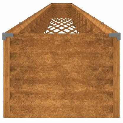 vidaXL Garden Raised Bed 1152x50x36 cm Corten Steel